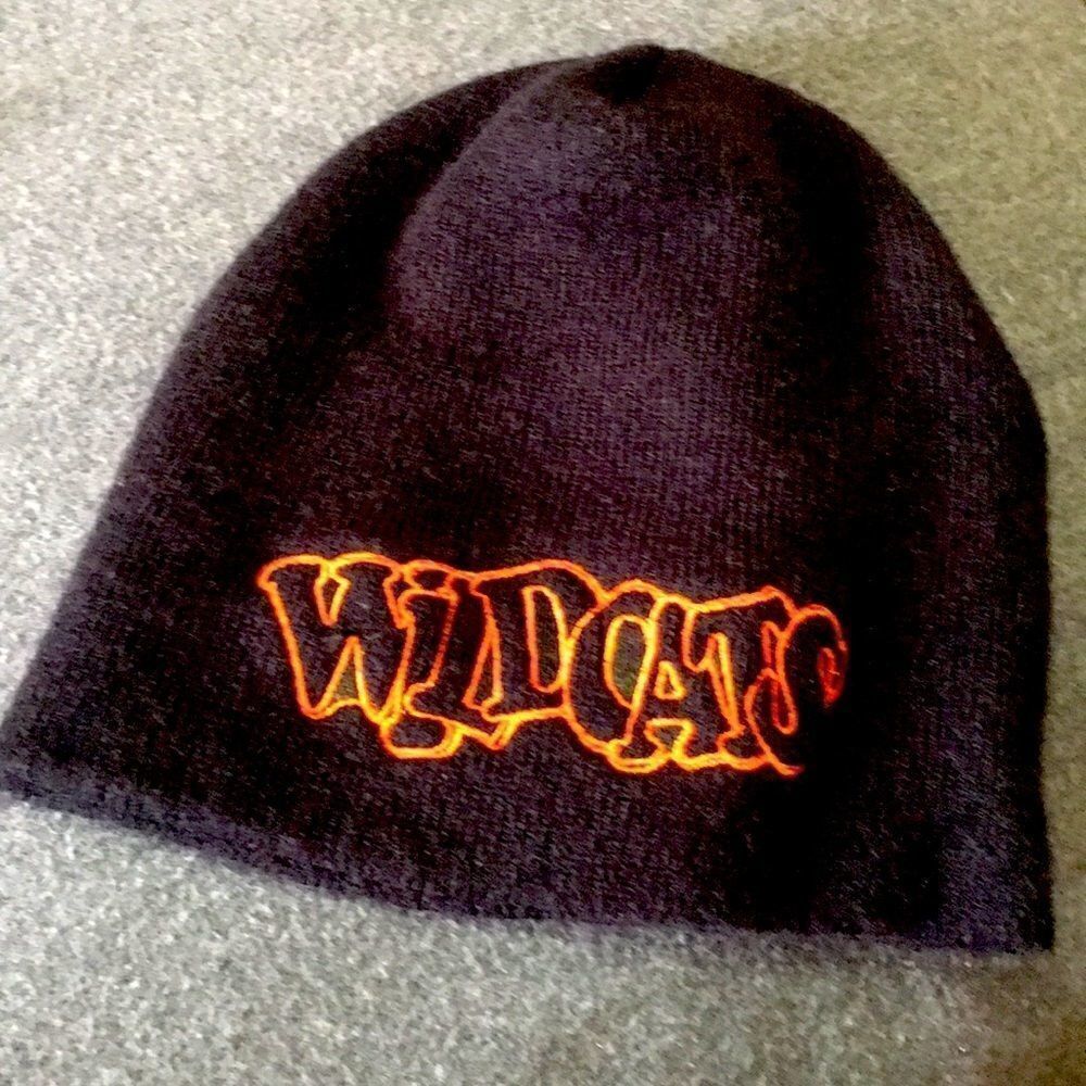 Vintage wildcats embroidery beanie